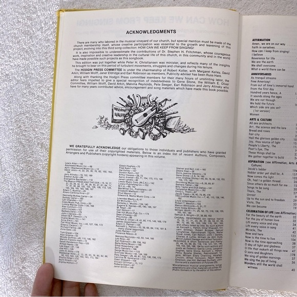 Vintage Allied Printing How Can We Keep From Singing Hard Cover Music Songbook - Picture 5 of 14